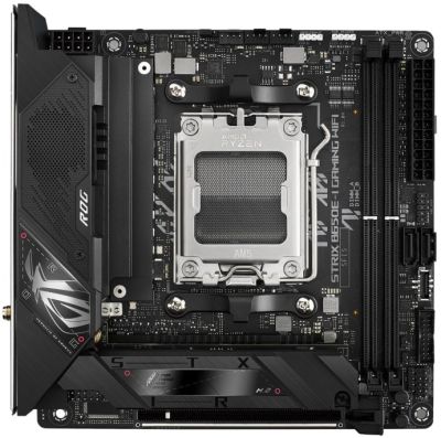 Материнcька плата ASUS ROG STRIX B650E-I GAMING WIFI sAM5 B650 2xDDR5 M.2 HDMI Wi-Fi BT mITX