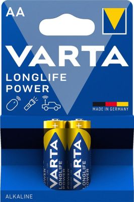 Батарейка Varta Longlife Power лужна AA блістер, 2 шт