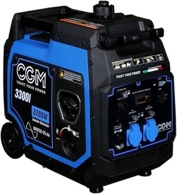 Генератор бензиновий інверторний CGM 3300I 230В 3.2/3.5кВт ручний стартер 32.5кг