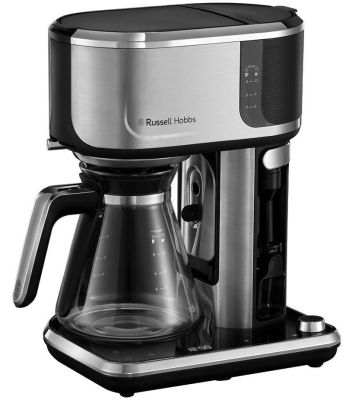 Кавоварка Russell Hobbs крапельна Attentiv Coffee Bar 1.5л, мелена, LED-дисплей, чорно-метал
