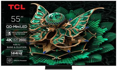 TCL Телевізор 55" MiniLED 4K 144Hz Smart Google TV Black Bang &amp; Olufsen sound