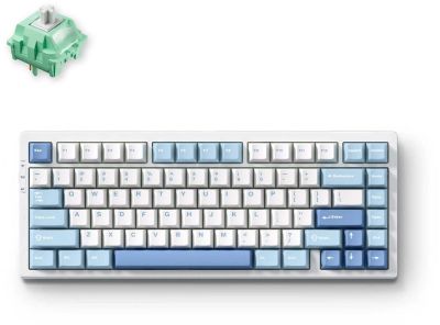 Mchose Клавіатура G75 Pro, Cabbage Tofu V2, USB-A/WL/BT, RGB, синій