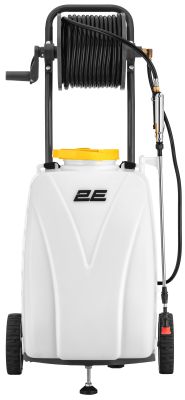 Обприскувач акумуляторний 2E AquaSpray 40LRC 40л 12В 1х12А·год 7бар 6л/хв вольтметр колеса котушка ш